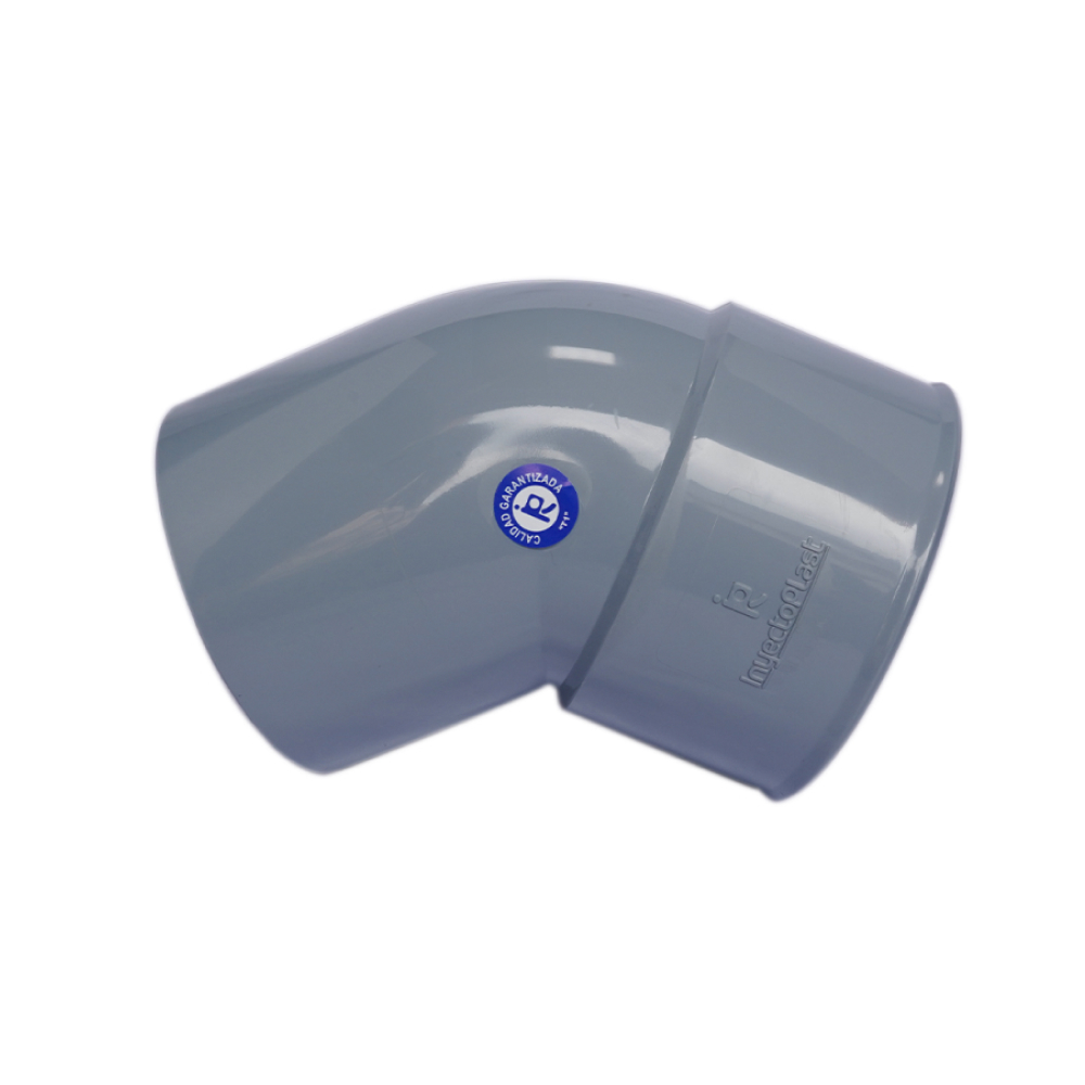 Codo para desgue 45 grados